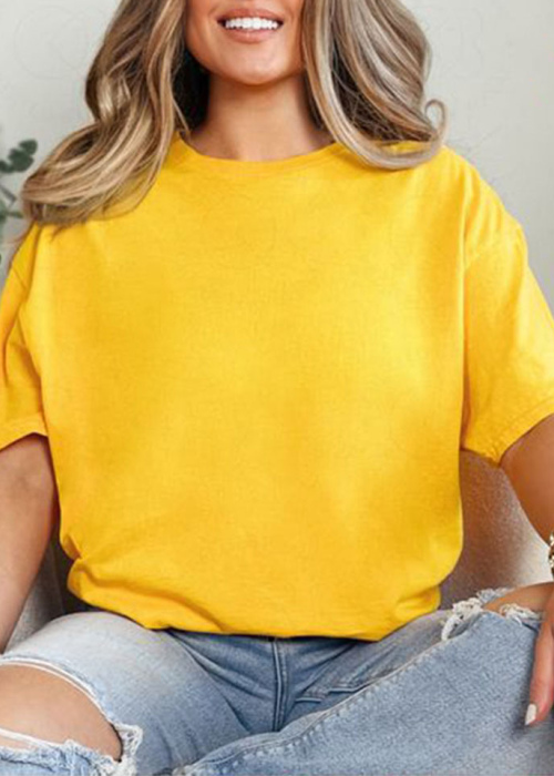 T-Shirt ~ Over Size ~ Solid Color