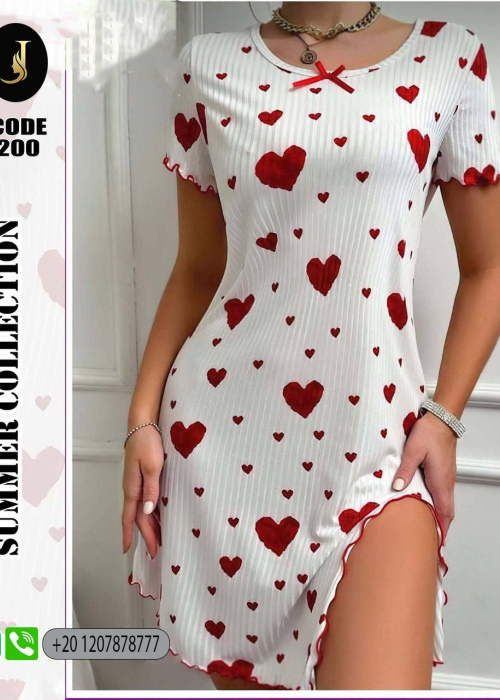 Red Hearts Pajama ~ Code 200