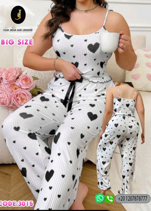 Black Heart Pajama ~ Code 3015