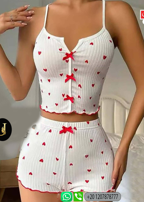 Red Hearts Pajama ~ Code 15